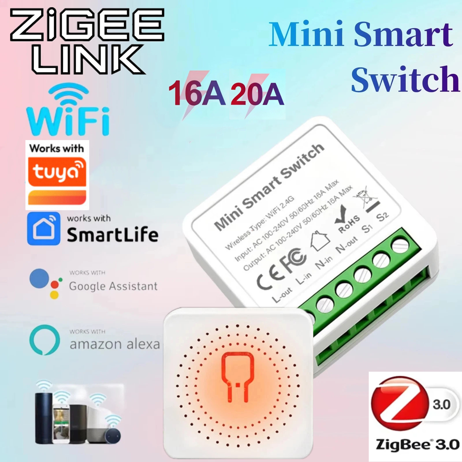Smart Home Automation Diy - For Tuya Mini Smart WiFi Switch