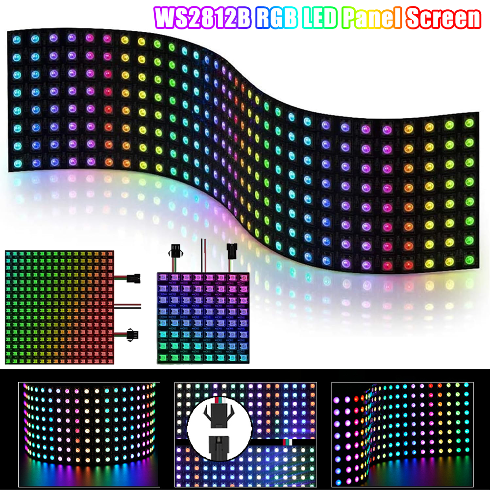 Rgb Led Matrix 8X8 - DC5V WS2812B RGB LED Panel Screen