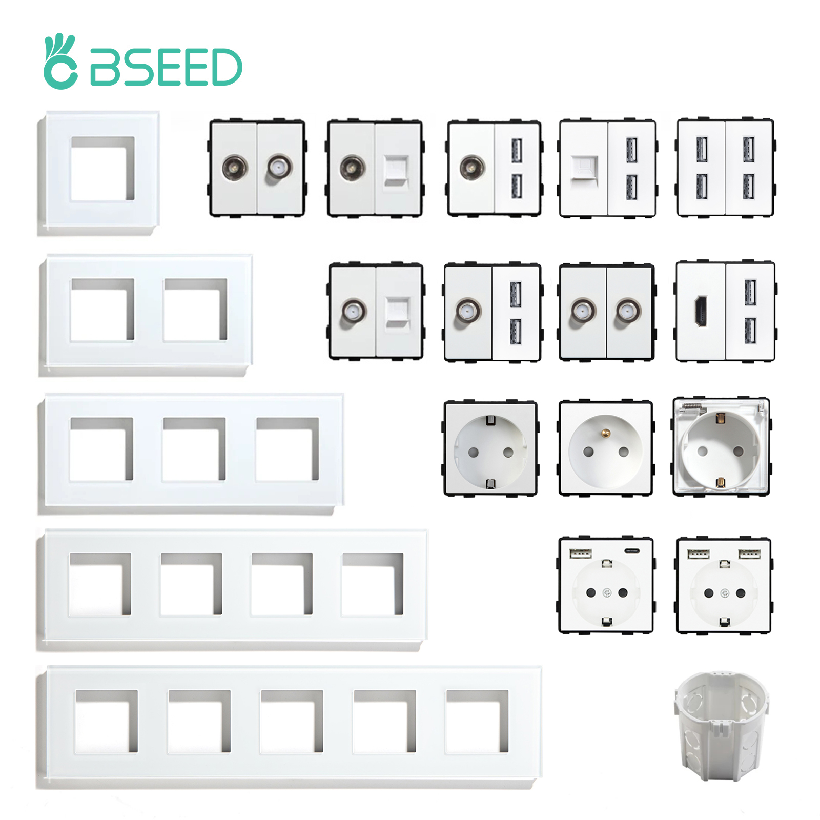 BSEED EU Standard Wall Socket  - Home Automation Panel Diy avis et prix