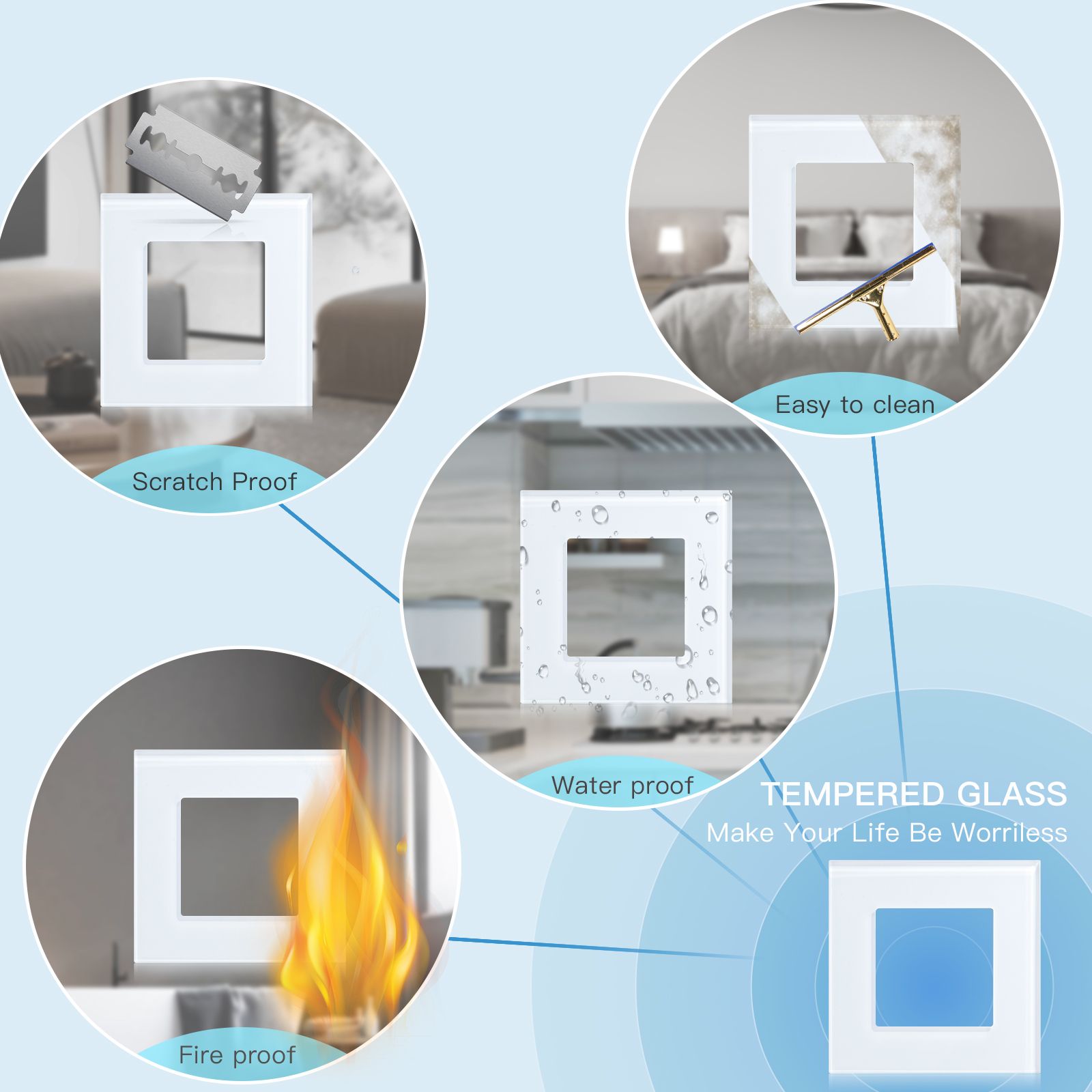 BSEED EU Standard Wall Socket  - Home Automation Panel Diy avis et prix