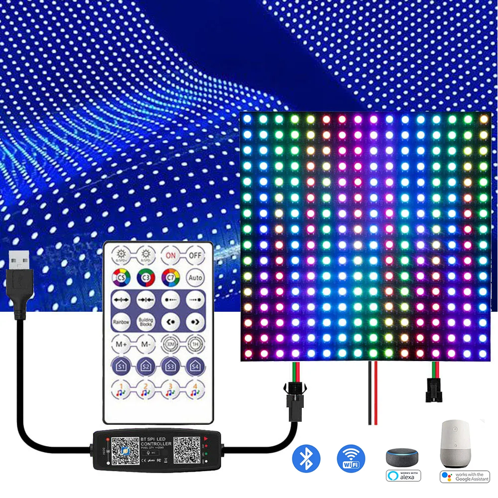 8X8 16X16 8X32 WS2812B With US - Rgb Led Matrix 8X8 avis et prix