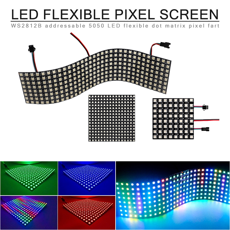 LED Digital Pixels Screen WS28 - Rgb Led Matrix 8X8 avis et prix