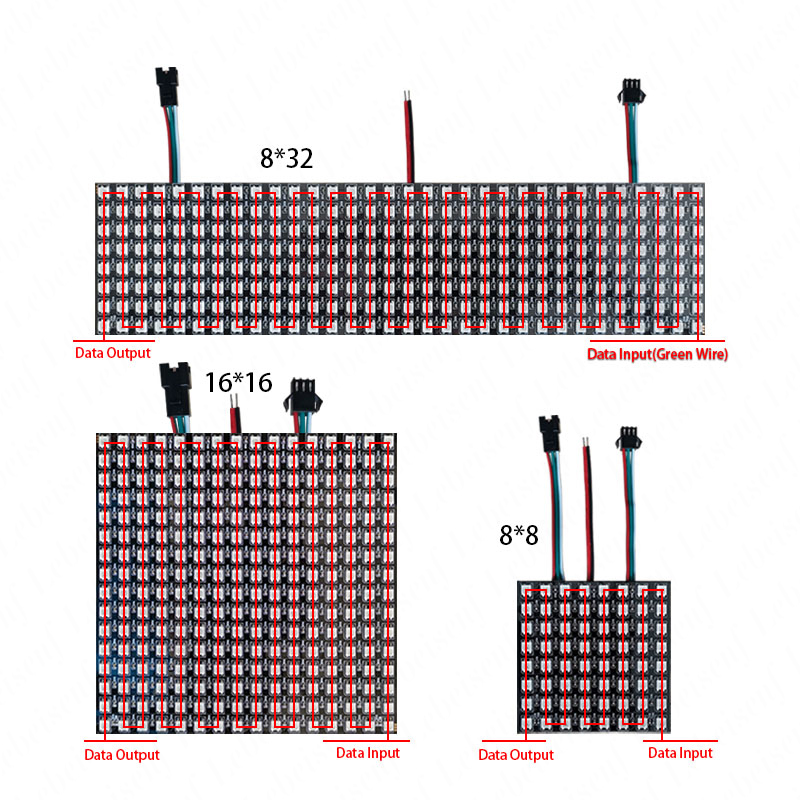 LED Digital Pixels Screen WS28 - Rgb Led Matrix 8X8 avis et prix