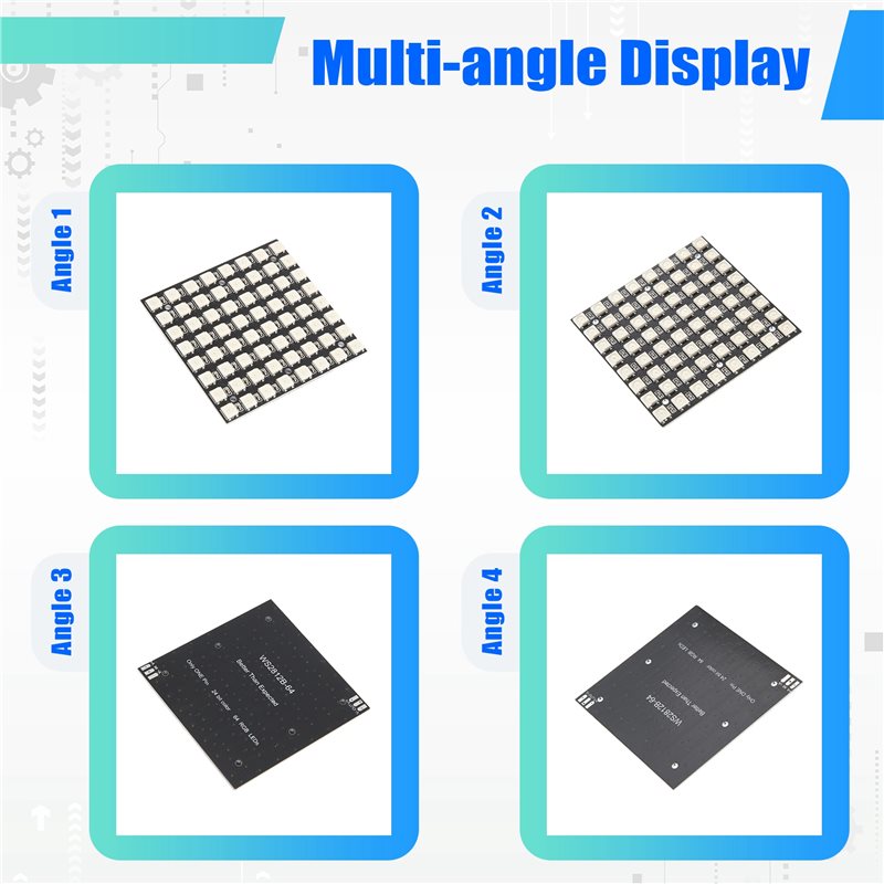 2025 Trend WS2812 LED 5050 RGB - Rgb Led Matrix 8X8 avis et prix