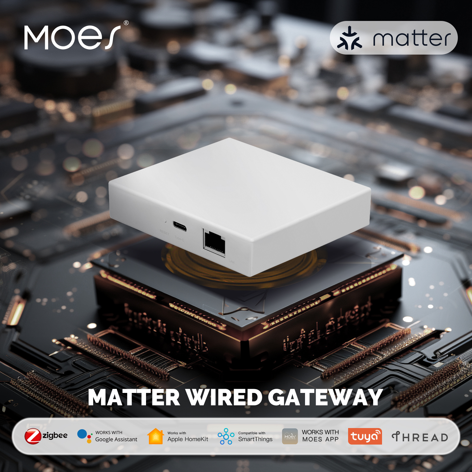 MOES Tuya Zigbee Matter Thread - Matter Hub Thread avis et prix