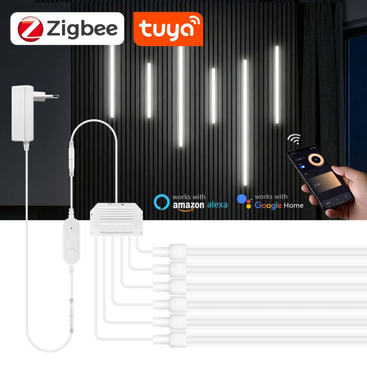 Zigbee Smart Neon COB LED Stri - Smart Home Automation Diy avis et prix