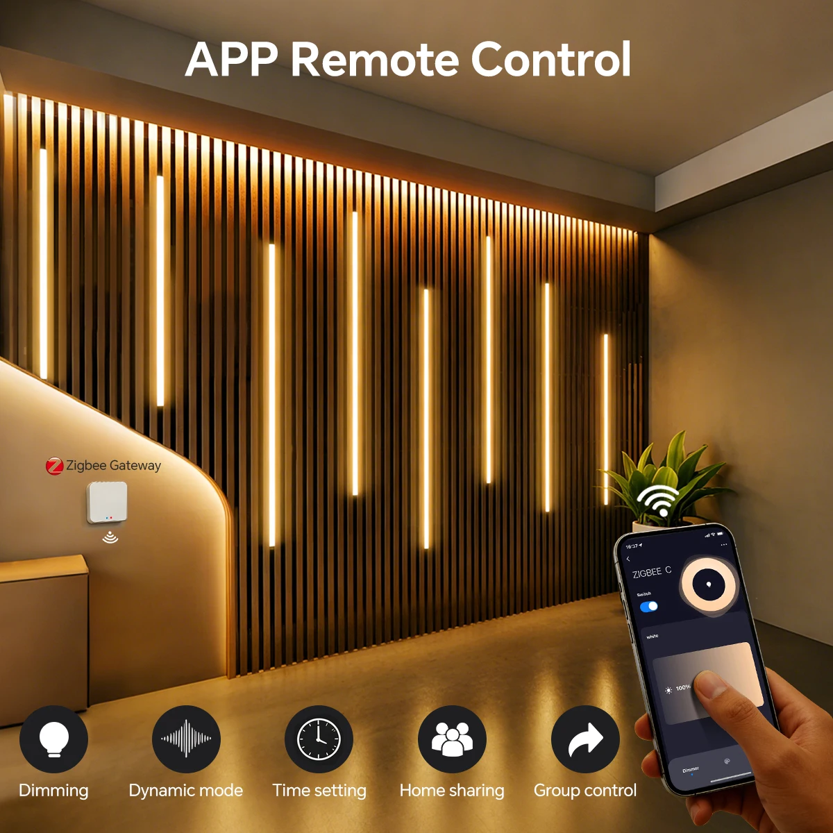 Zigbee Smart Neon COB LED Stri - Smart Home Automation Diy avis et prix