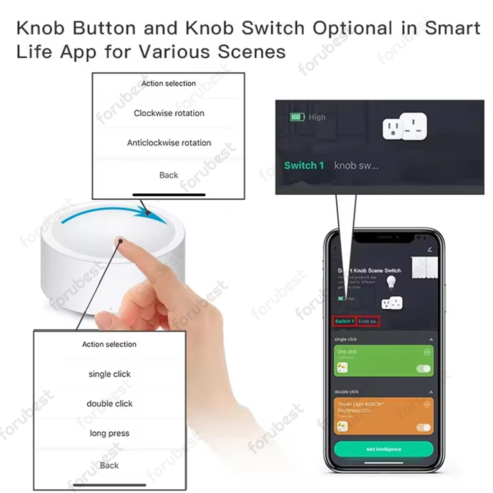 Tuya ZigBee Smart Knob Switch  - Smart Home Automation Diy avis et prix