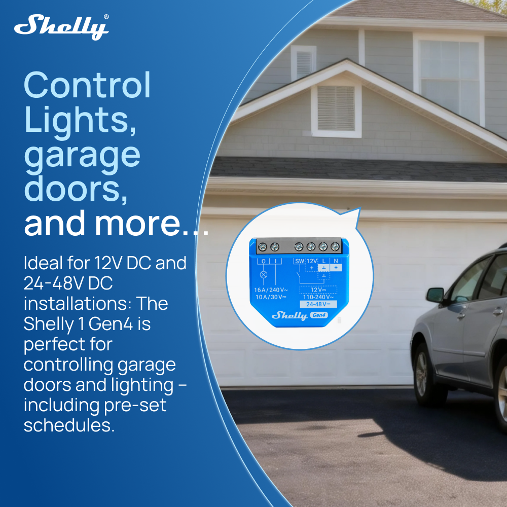 Shelly 1 Gen4 Zigbee Dry Conta - Shelly Relay Module avis et prix