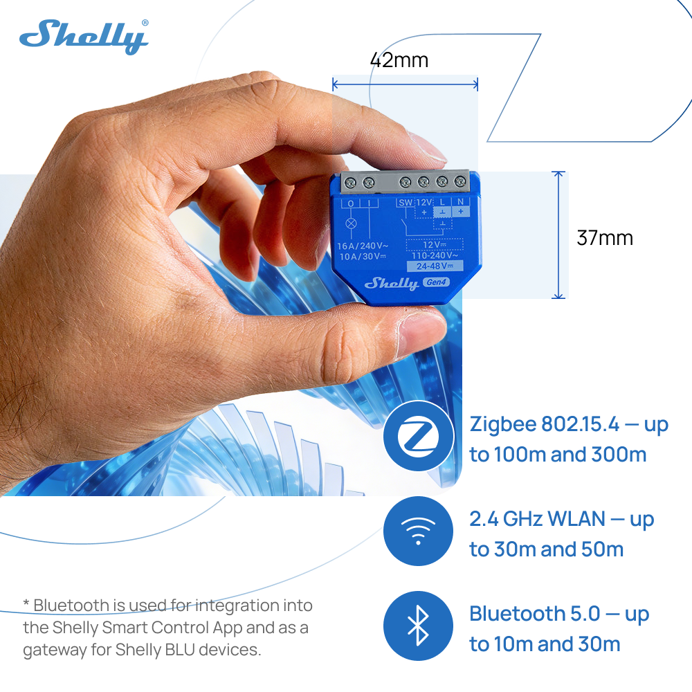 Shelly 1 Gen4 Zigbee Dry Conta - Shelly Relay Module avis et prix