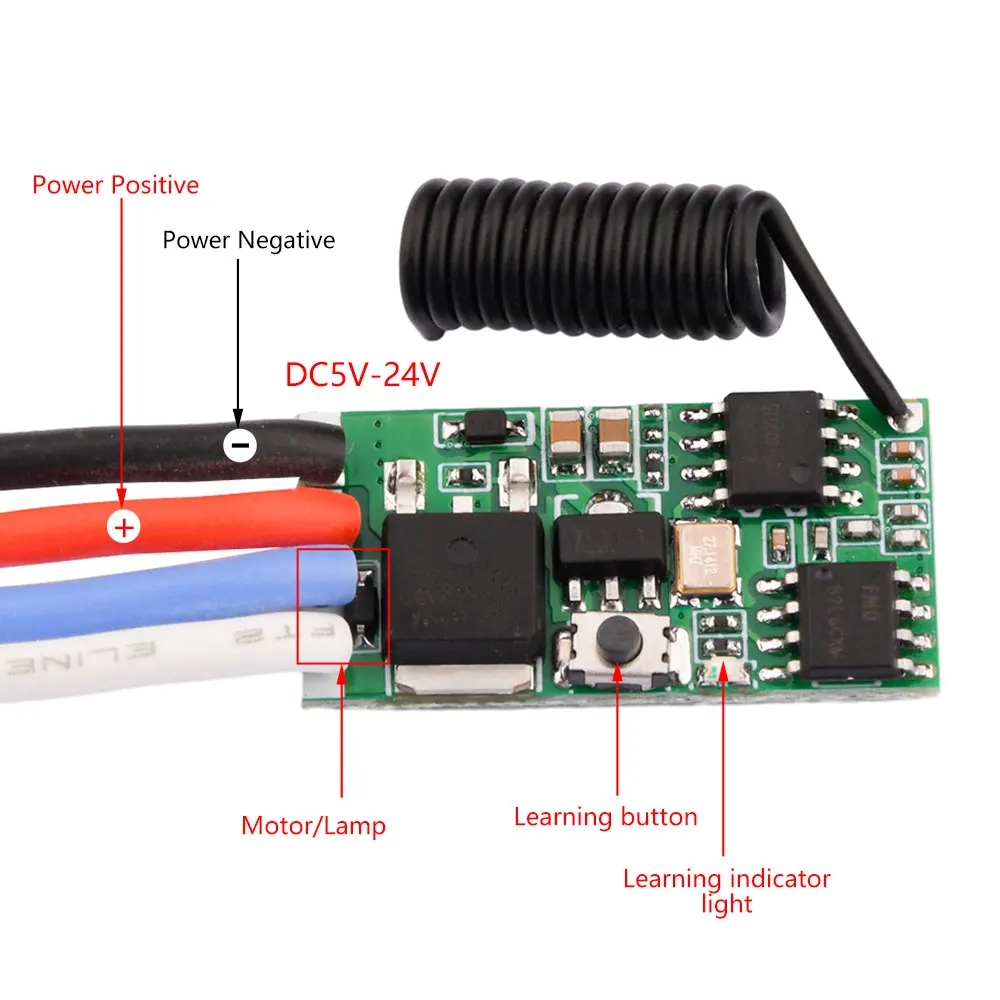 DC 3.7V-24V 433MHz Mini Wirele - 433Mhz Receiver Module avis et prix