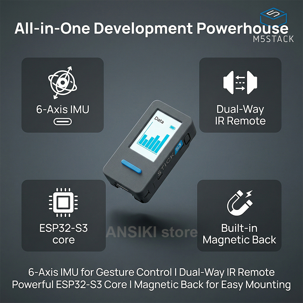 M5Stack M5StickS3 ESP32-S3 IoT - Smart Home Automation Diy avis et prix