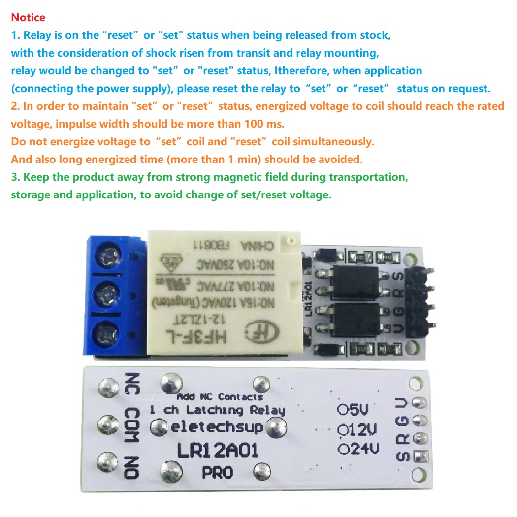 DC 5V 12V 24V Magnetic Latchin - Shelly Relay Module avis et prix