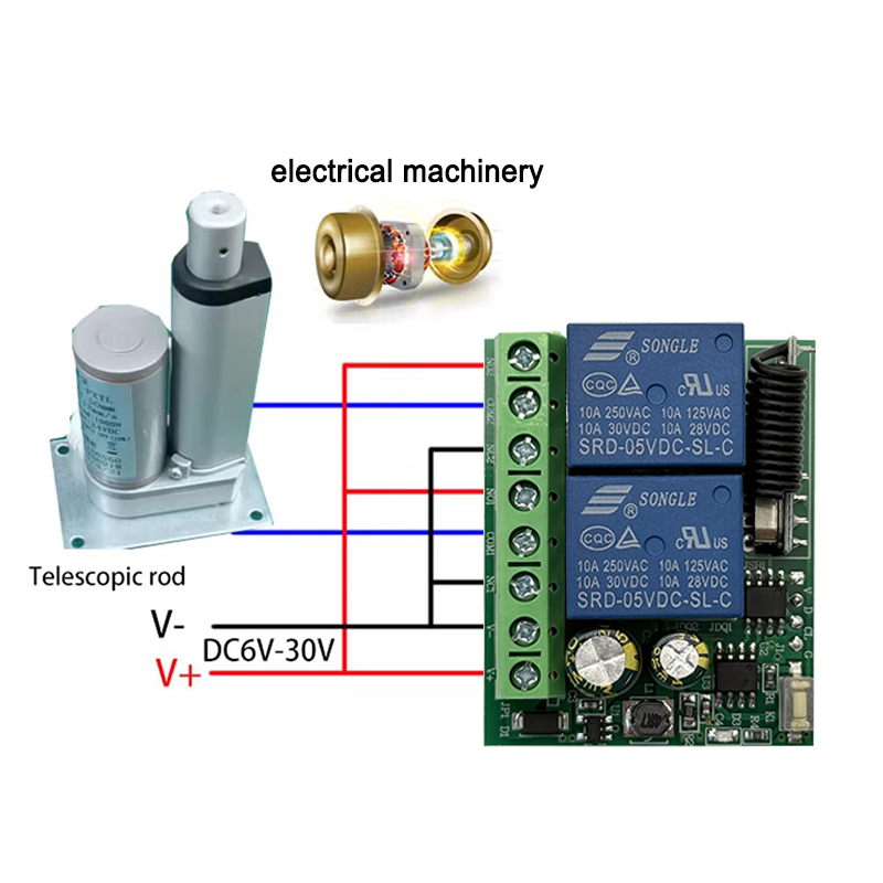 DC 9V 12V 24V AC 85-250V 2CH R - 433Mhz Receiver Module avis et prix