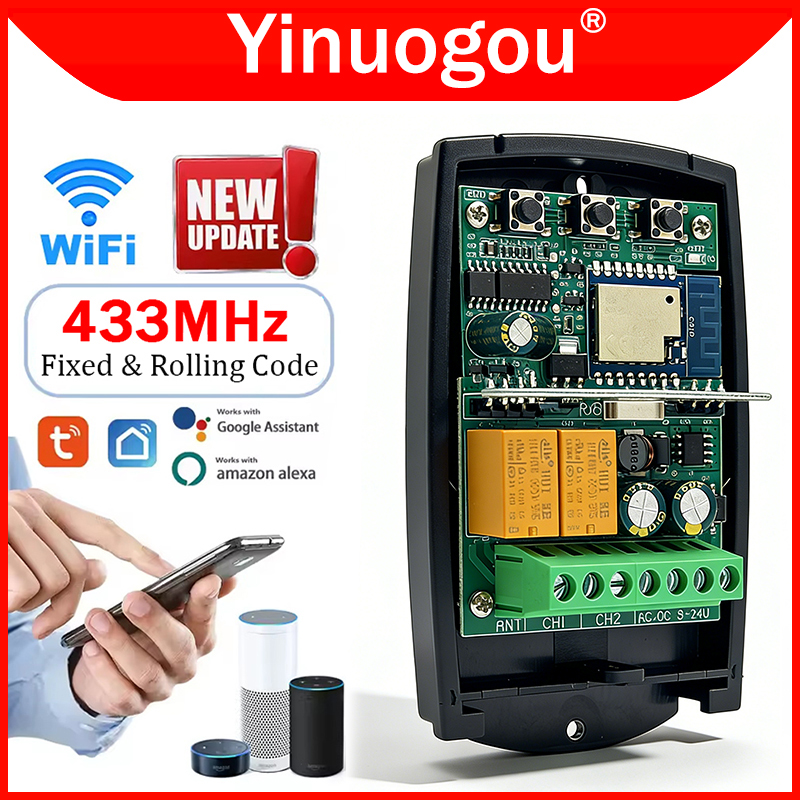 Universal 433MHz Tuya WIFI Gar - 433Mhz Receiver Module avis et prix