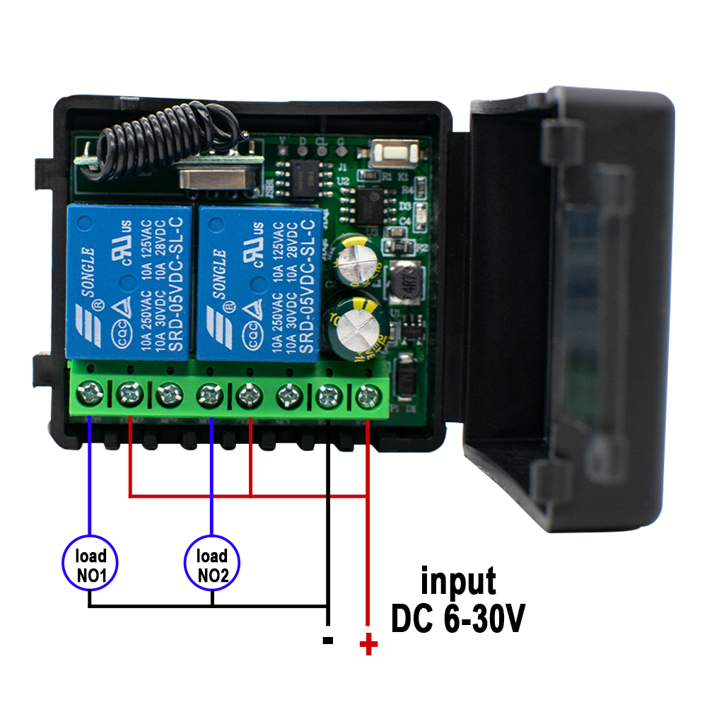 1~10pcs 2 Channel 433MHz RF Re - 433Mhz Receiver Module avis et prix