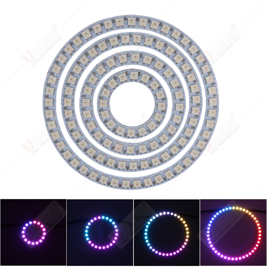 2pcs WS2812B Individually Addr - Rgb Led Matrix 8X8 avis et prix