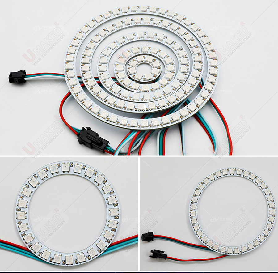2pcs WS2812B Individually Addr - Rgb Led Matrix 8X8 avis et prix
