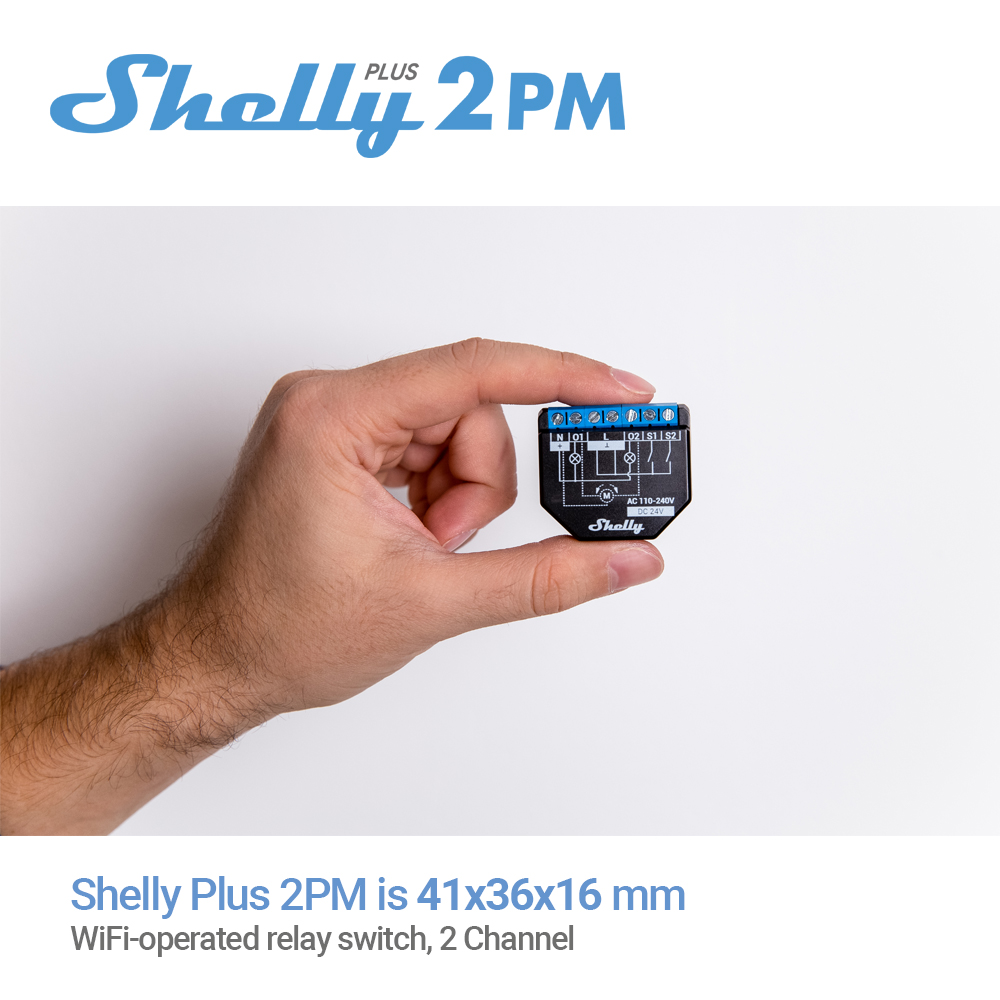 Shelly Plus 2PM Smart Home WiF - Shelly Relay Module avis et prix
