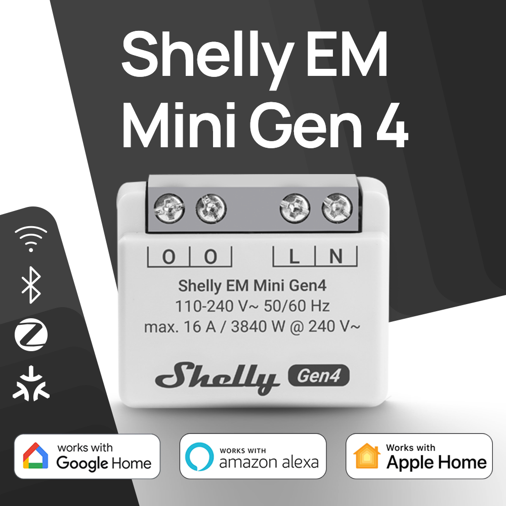 Shelly EM Mini Gen4 Matter Com - Shelly Relay Module avis et prix
