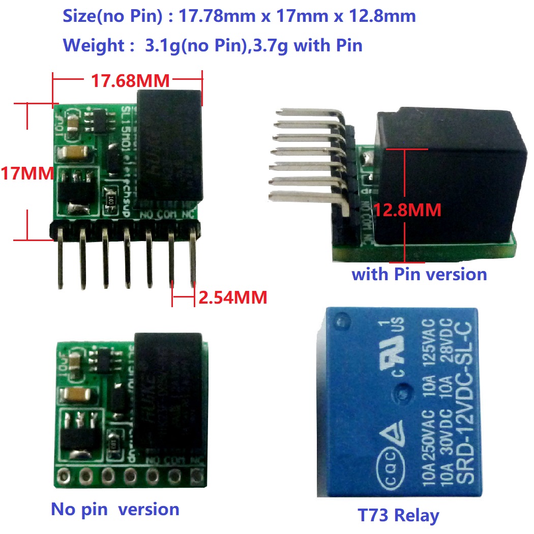 SL15M01 DC 12V 2A mini 1ch Bis - Shelly Relay Module avis et prix