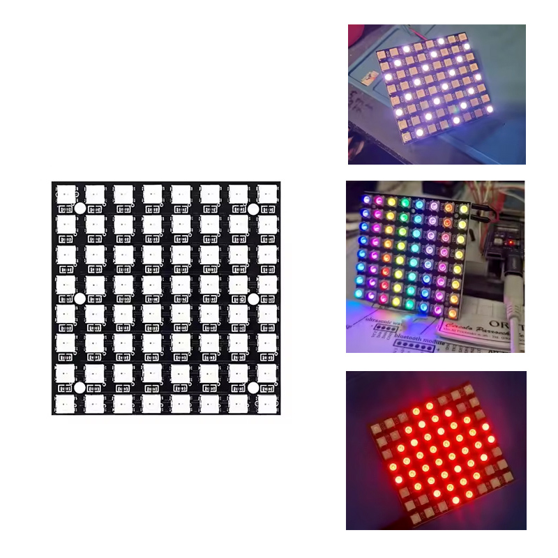 WS2812 LED 5050 RGB 8x8 64 Bit - Rgb Led Matrix 8X8 avis et prix