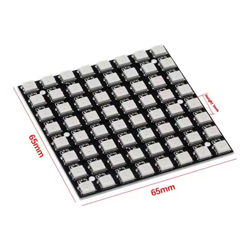 WS2812 LED 5050 RGB 8x8 64 Bit - Rgb Led Matrix 8X8 avis et prix
