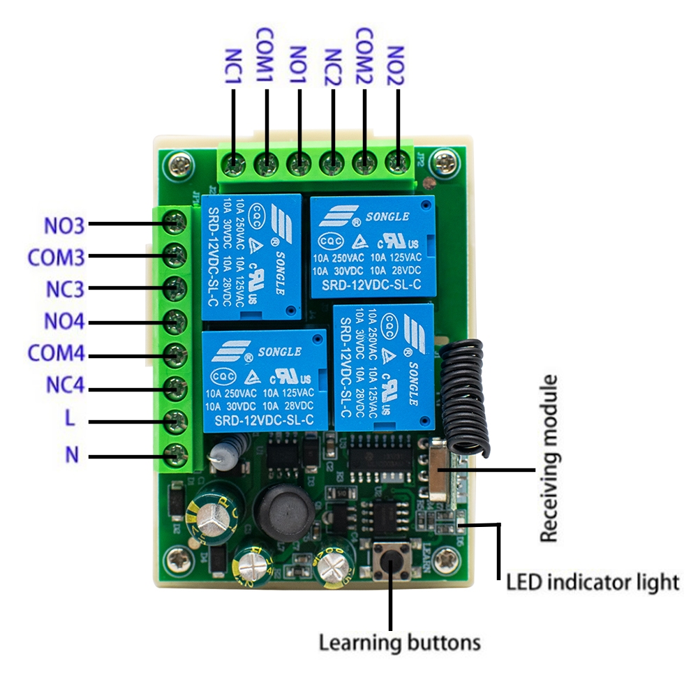 433Mhz Wireless Switch AC 85-2 - 433Mhz Receiver Module avis et prix