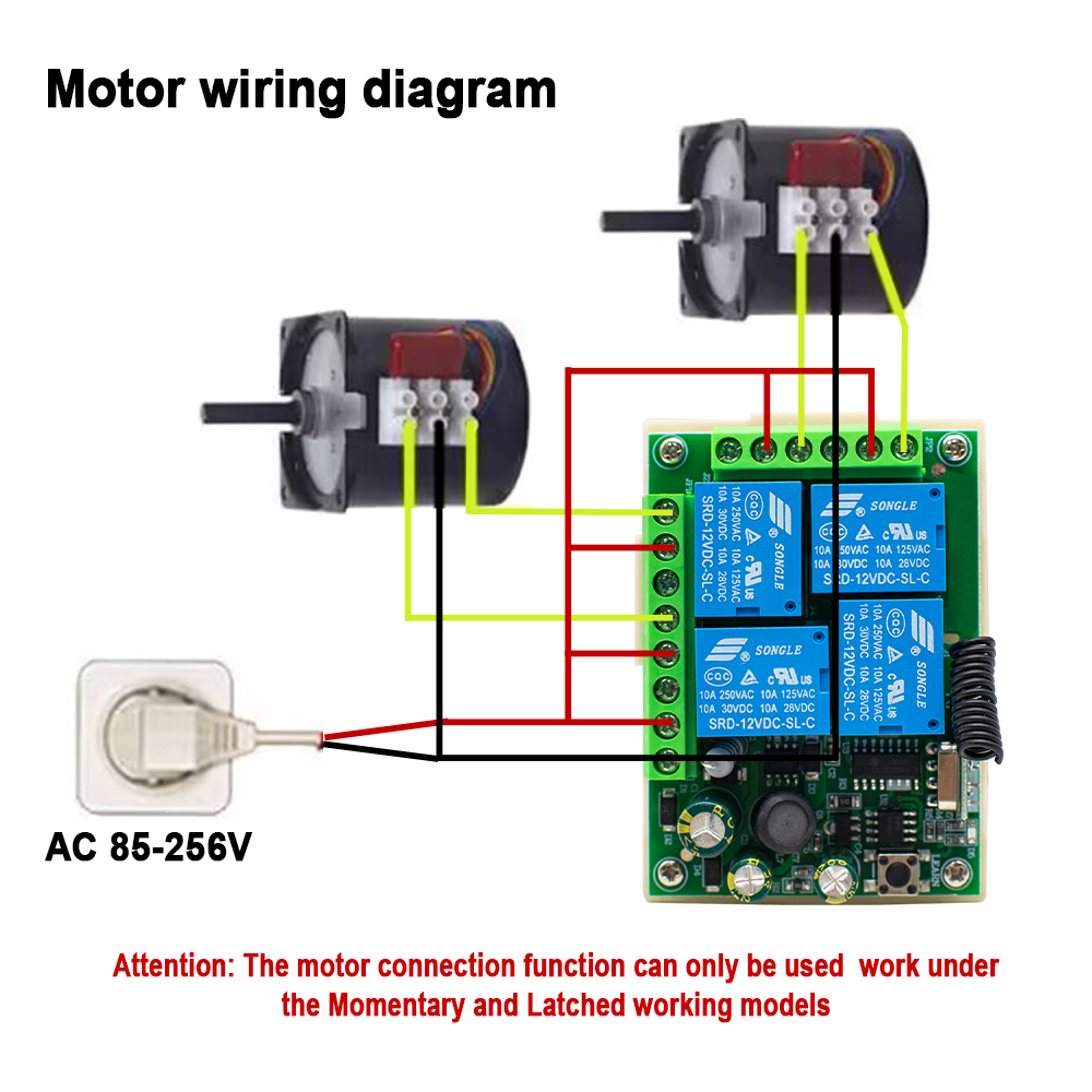 433Mhz Wireless Switch AC 85-2 - 433Mhz Receiver Module avis et prix