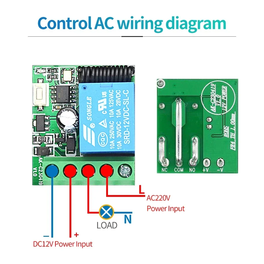 RF433MHz Wireless Switch Build - 433Mhz Receiver Module avis et prix