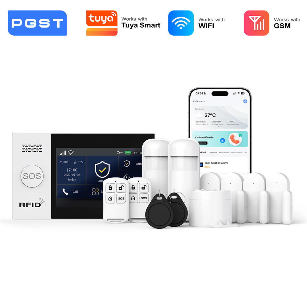 PGST 2G GSM WiFi Alarm System  - Smart Home Automation Diy avis et prix