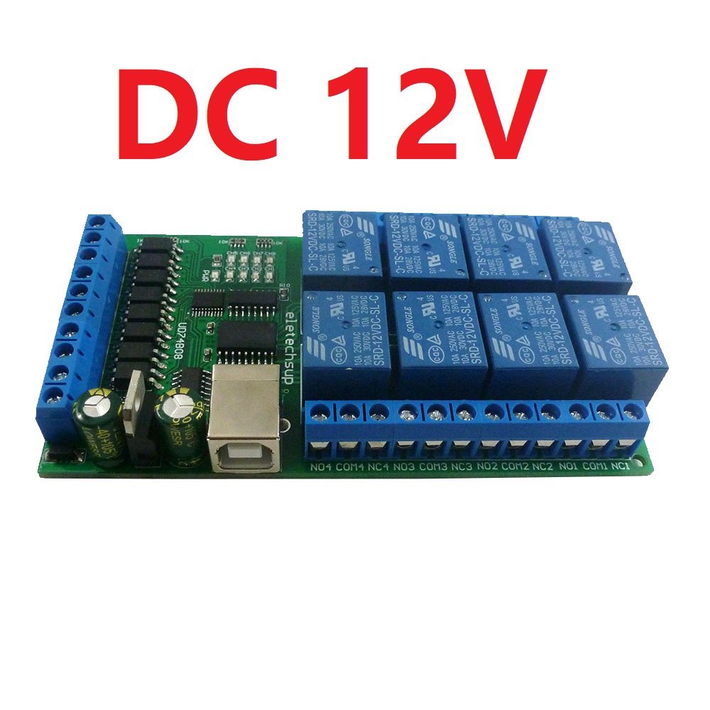 UD74B08 8 Channel USB Relay I/ - Shelly Relay Module avis et prix