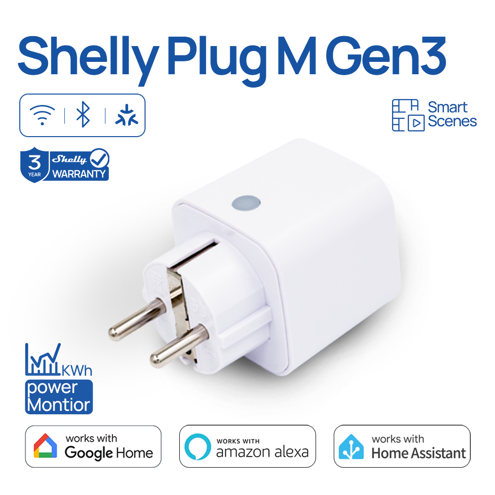 Shelly Plug M Gen3 WiFi Smart  - Shelly Relay Module avis et prix