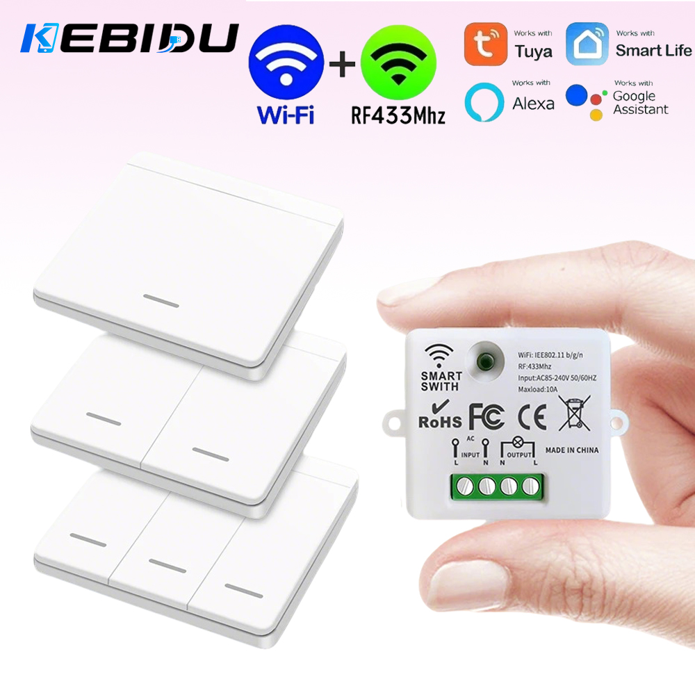 KEBIDU WIFI Mini Switch Tuya S - Home Automation Panel Diy avis et prix
