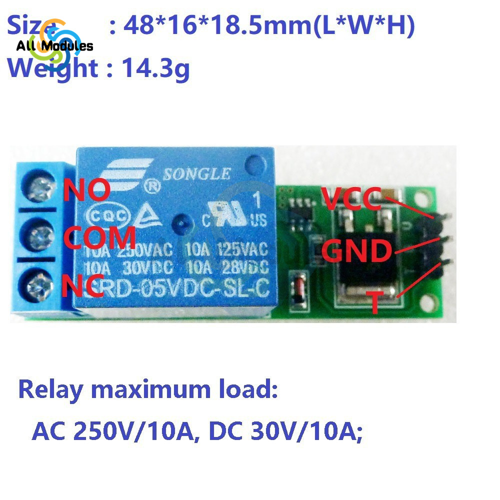 6-24V 1 Channel Relay Module F - Shelly Relay Module avis et prix