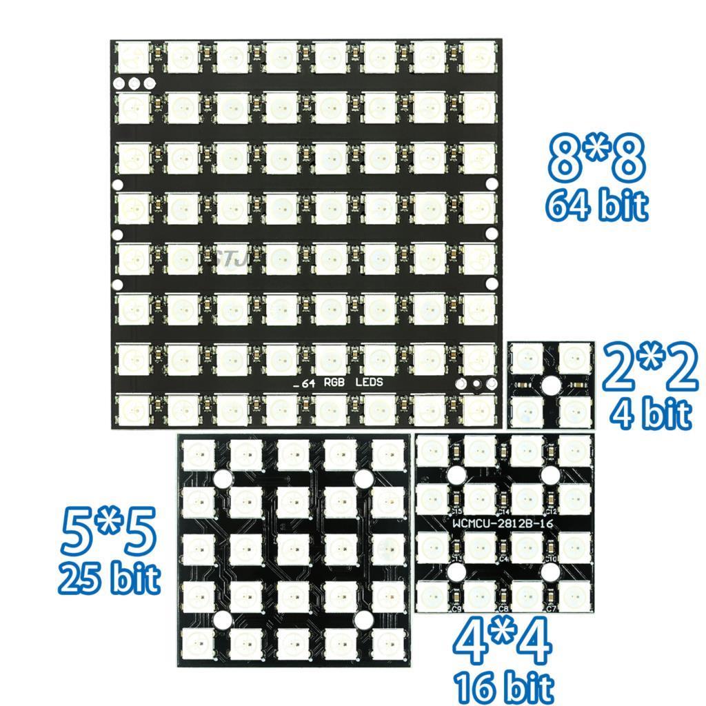WS2812 LED 5050 RGB 8x8 4 16 2 - Rgb Led Matrix 8X8 avis et prix