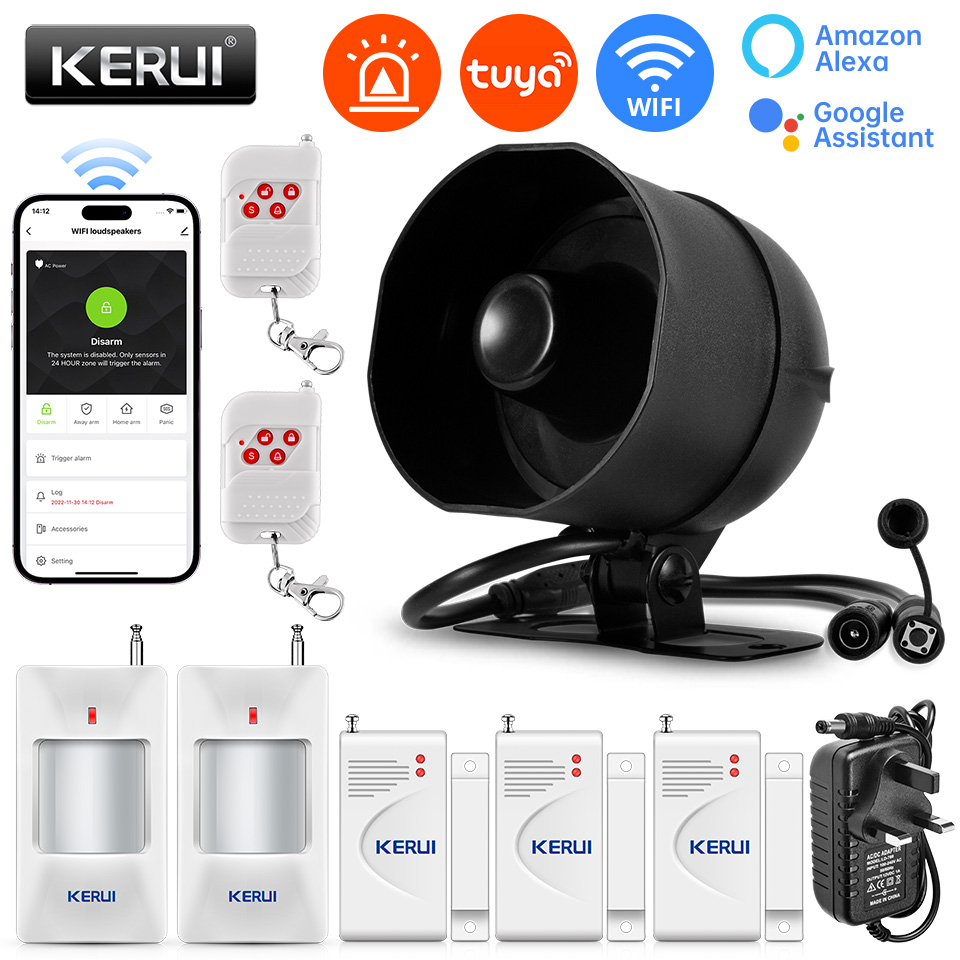 KERUI 120db Siren Alarm System - Smart Home Automation Diy avis et prix
