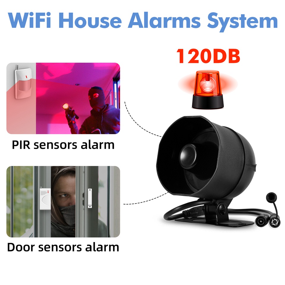 KERUI 120db Siren Alarm System - Smart Home Automation Diy avis et prix