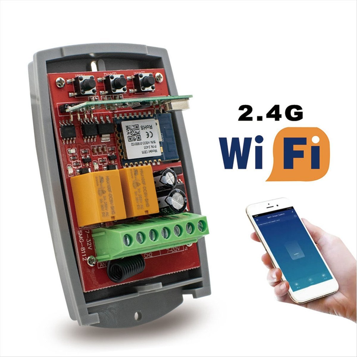 NEW Wifi Smart Gate Remote Con - 433Mhz Receiver Module avis et prix