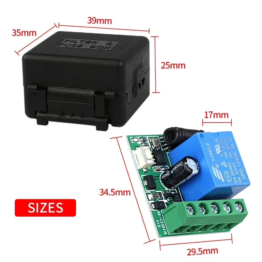 DC 12V Remote Control Smart Sw - 433Mhz Receiver Module avis et prix