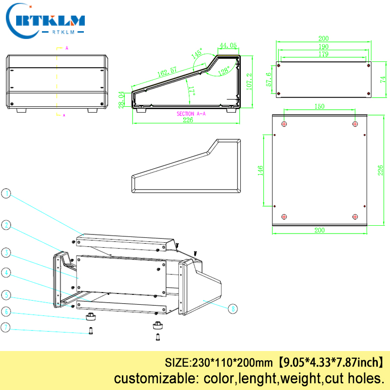 DIY Iron Electric Box 230x110x - Home Automation Diy Projects avis et prix