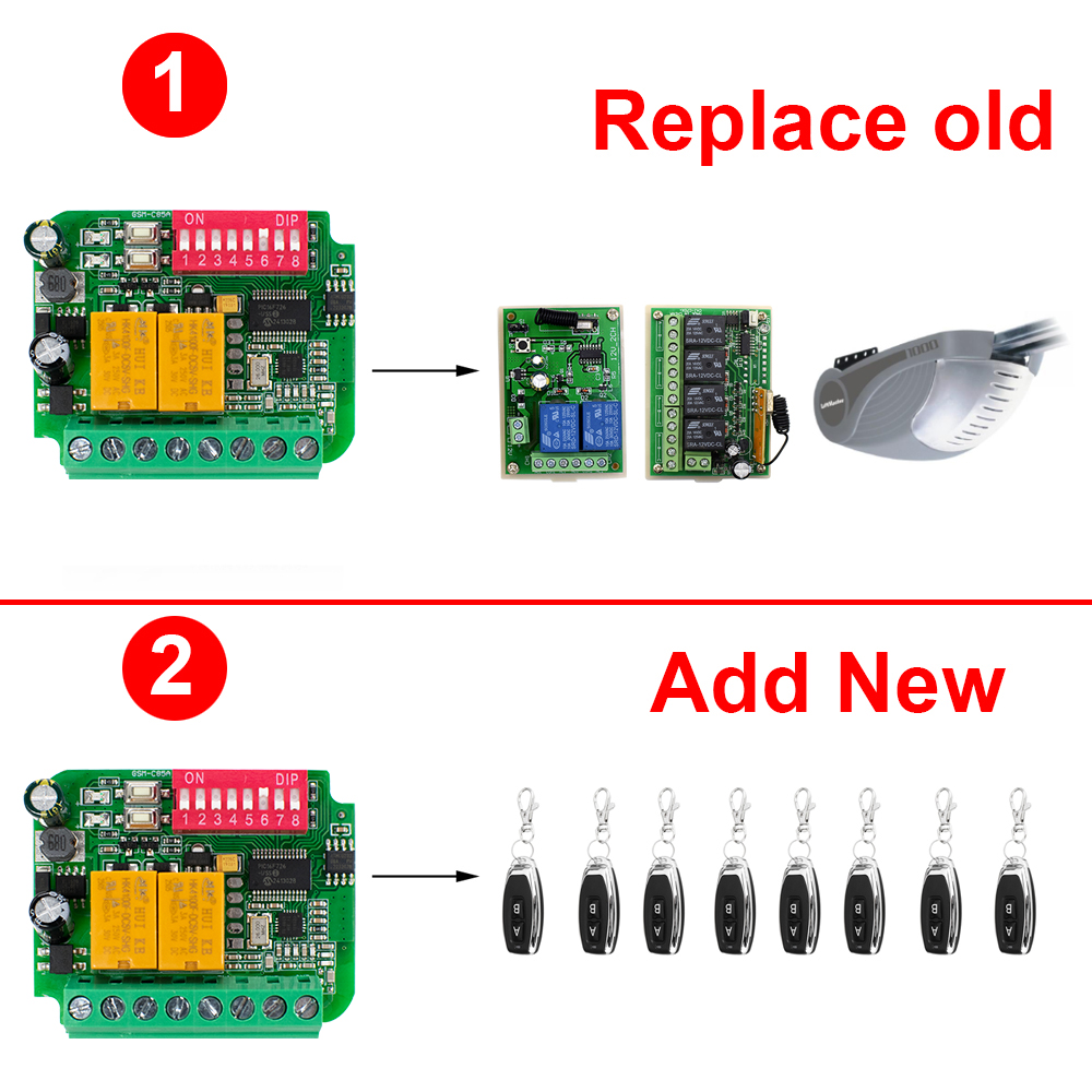 Garage Door Receiver Controlle - 433Mhz Receiver Module avis et prix