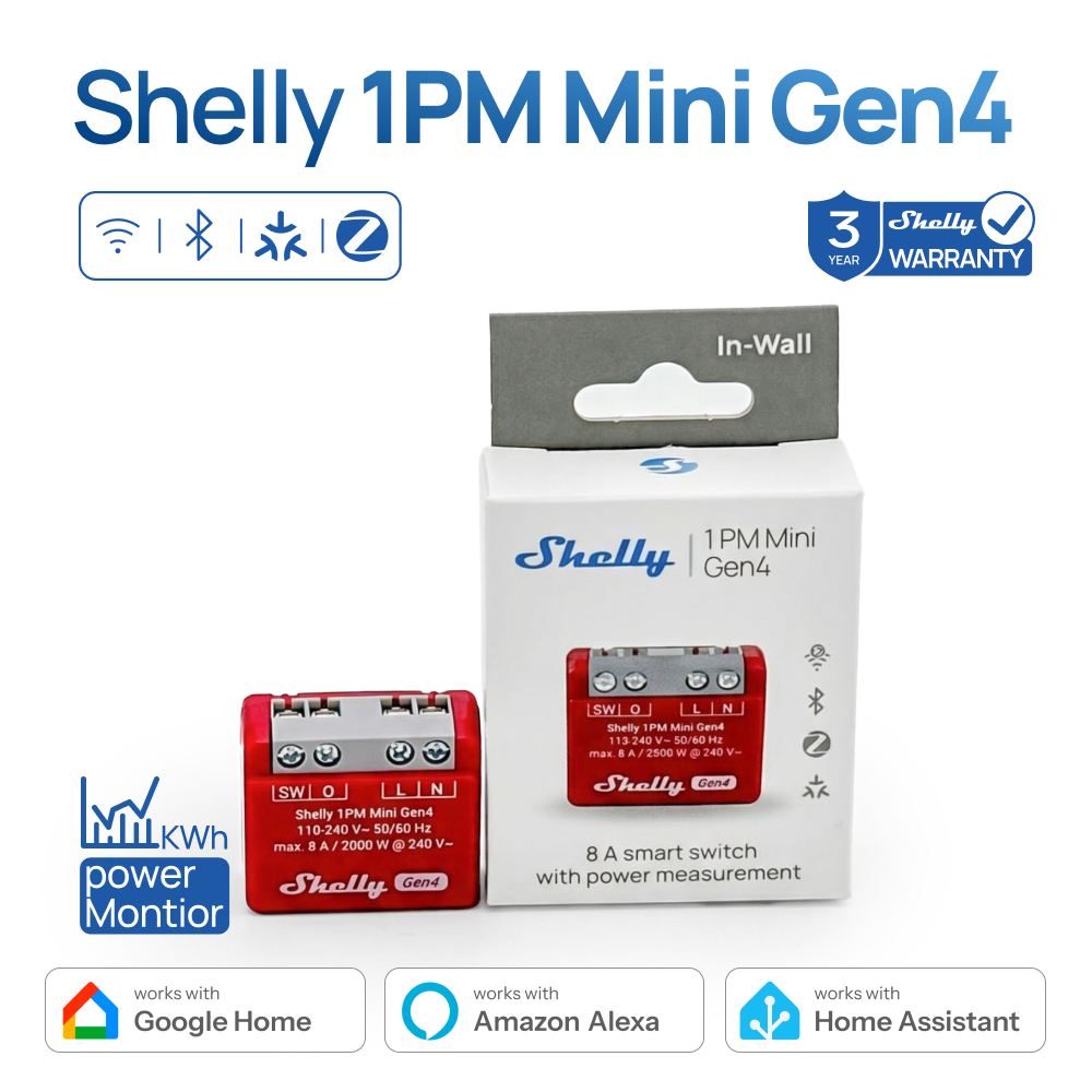 Shelly 1PM Mini Gen4 Zigbee Sm - Shelly Relay Module avis et prix