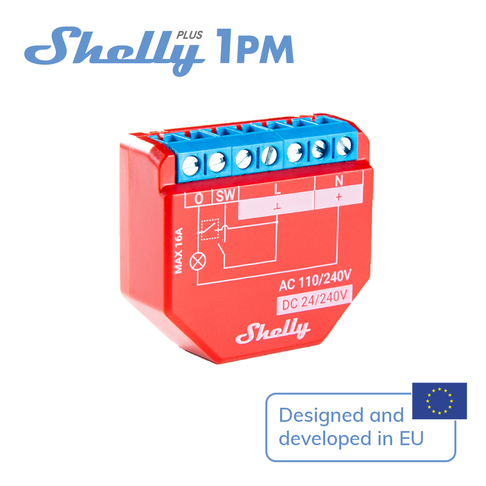 Shelly Plus 1PM Smart Home Lif - Shelly Relay Module avis et prix