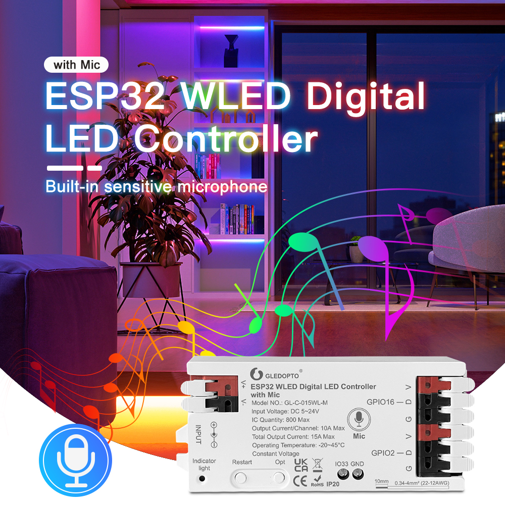 WLED Smart Wifi 360 Round Tube - Smart Home Automation Diy avis et prix