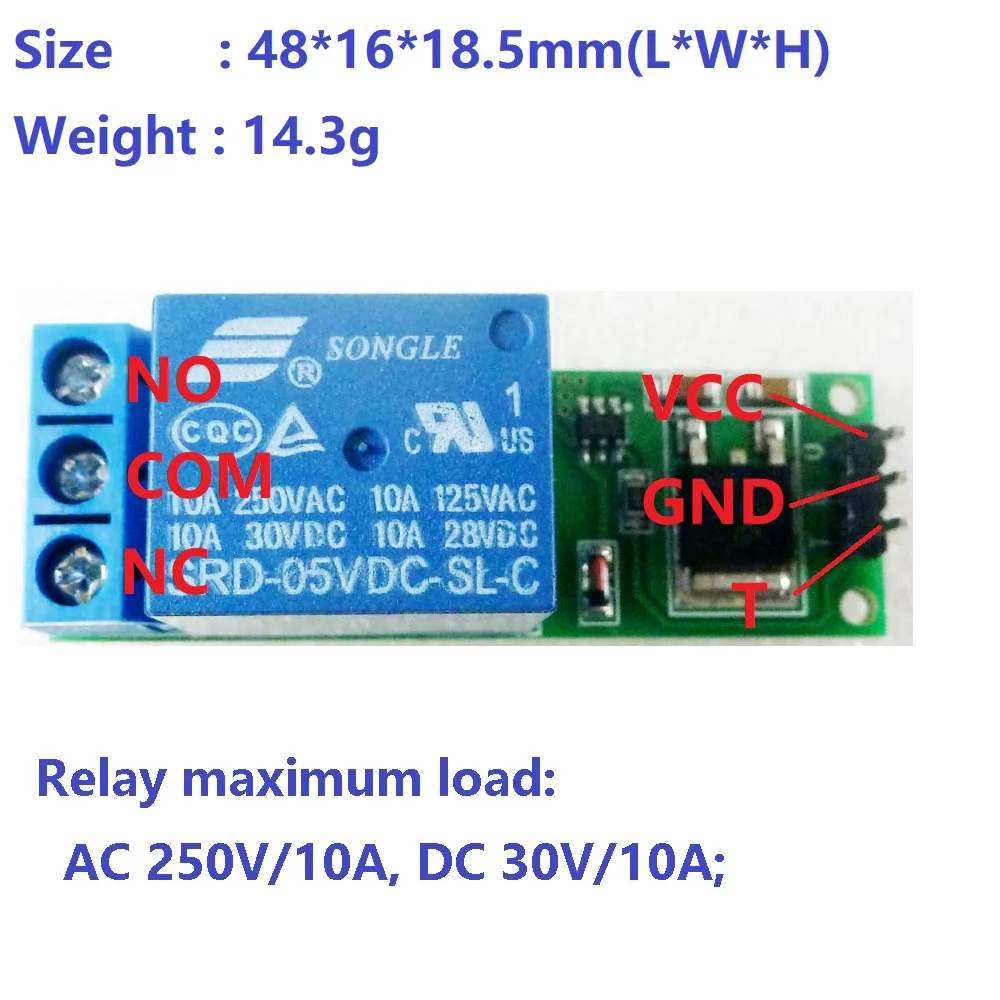 DC 6V 9V 12V 24V Flip-Flop Lat - Shelly Relay Module avis et prix