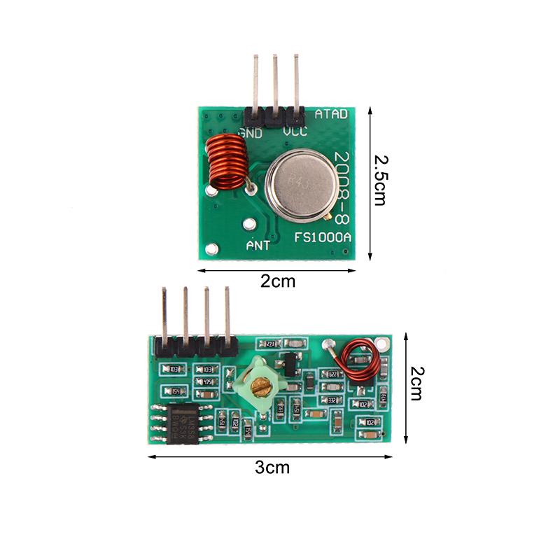 1/2Pcs 433MHZ 315MHZ Transmitt - 433Mhz Receiver Module avis et prix