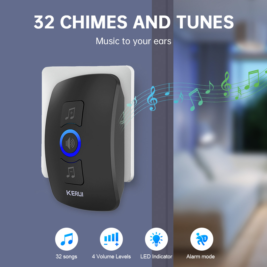 KERUI M525 Door Bell Chime Kit - Smart Home Automation Diy avis et prix